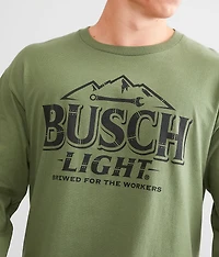 Busch Light Blue Collar T-Shirt