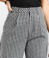 Victory Gingham Straight Trouser Pant