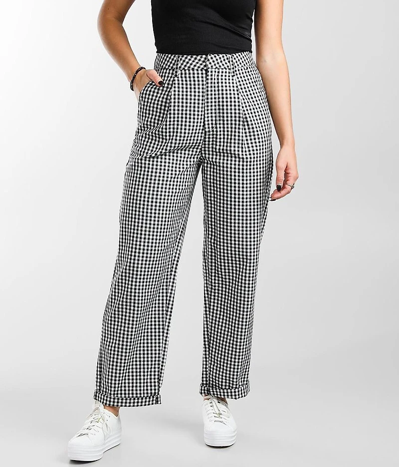 Victory Gingham Straight Trouser Pant