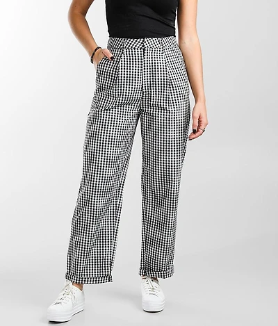Victory Gingham Straight Trouser Pant