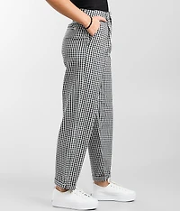 Victory Gingham Straight Trouser Pant