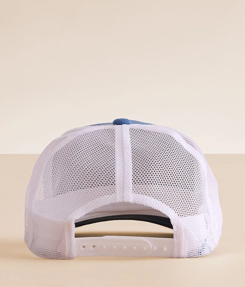 Alpha Block Denim Trucker Hat