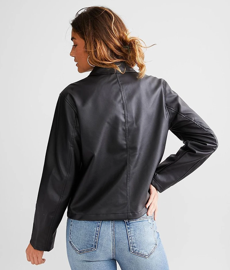 Survey Vegan Leather Jacket