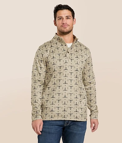 Western Quarter Snap Pullover