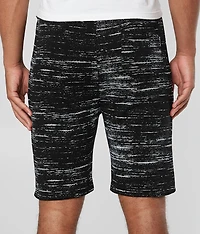 Marled Graphic Stretch Short