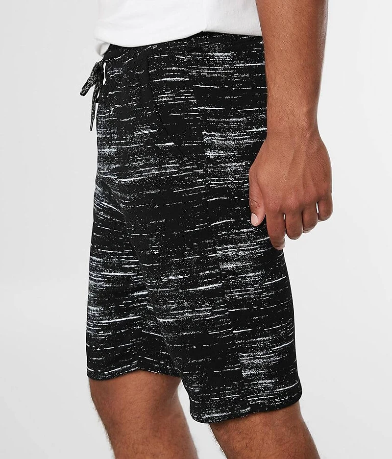 Marled Graphic Stretch Short