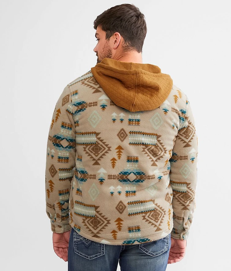 Southwestern Hooded Shacket