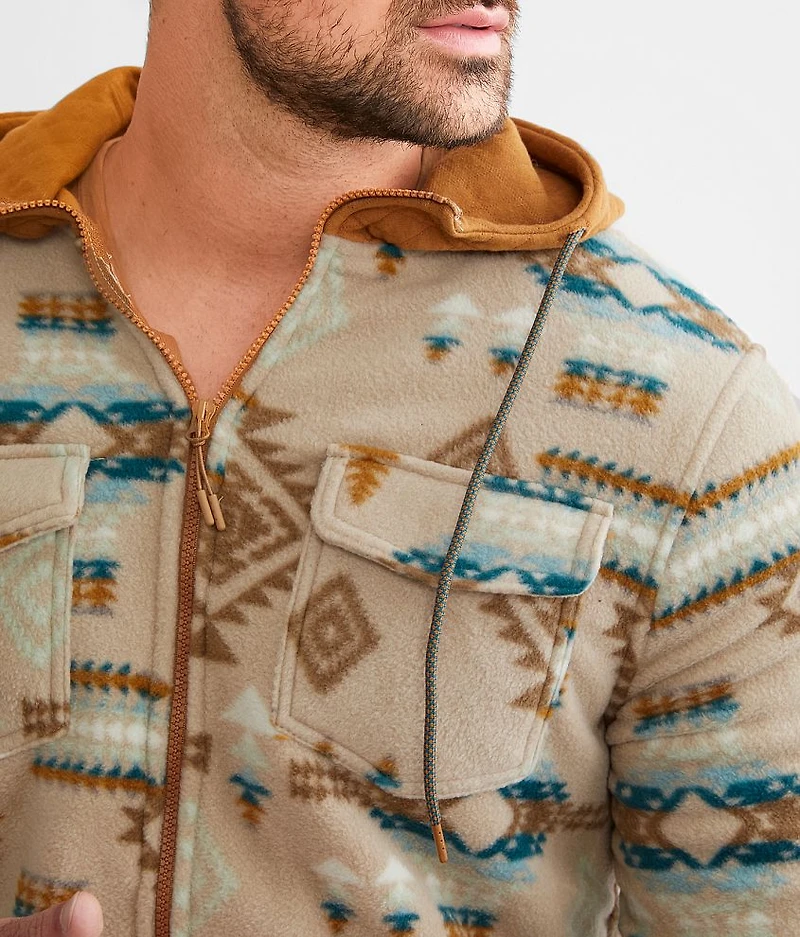 Southwestern Hooded Shacket