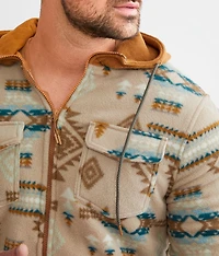 Southwestern Hooded Shacket