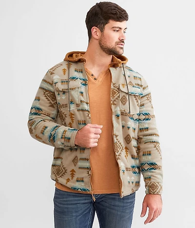 Southwestern Hooded Shacket