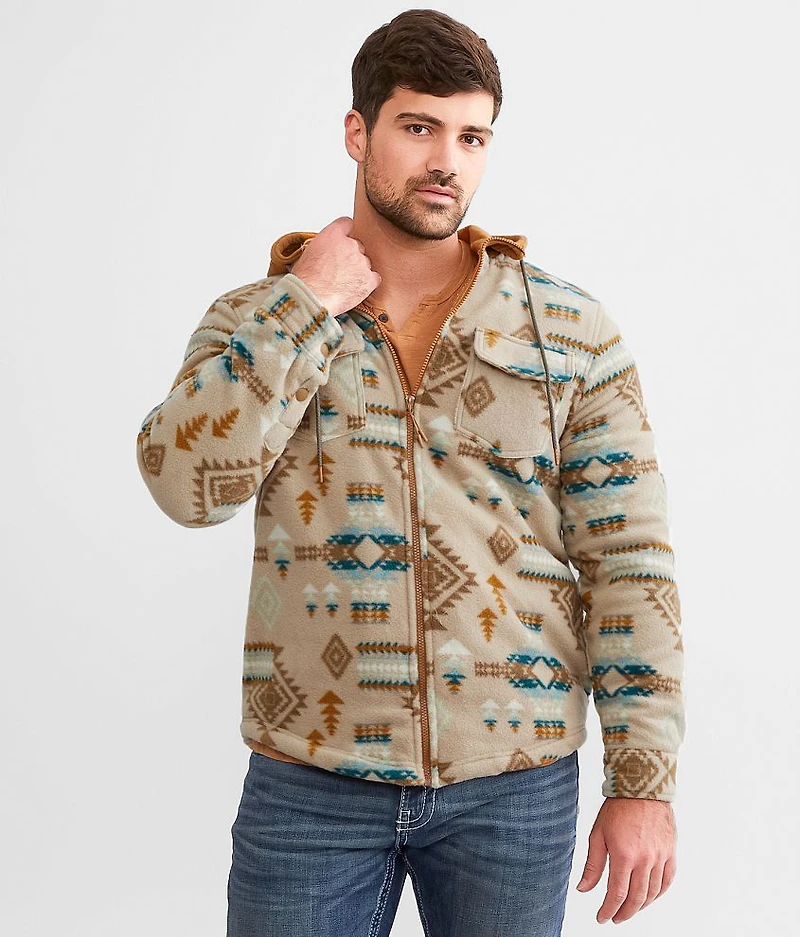 Southwestern Hooded Shacket