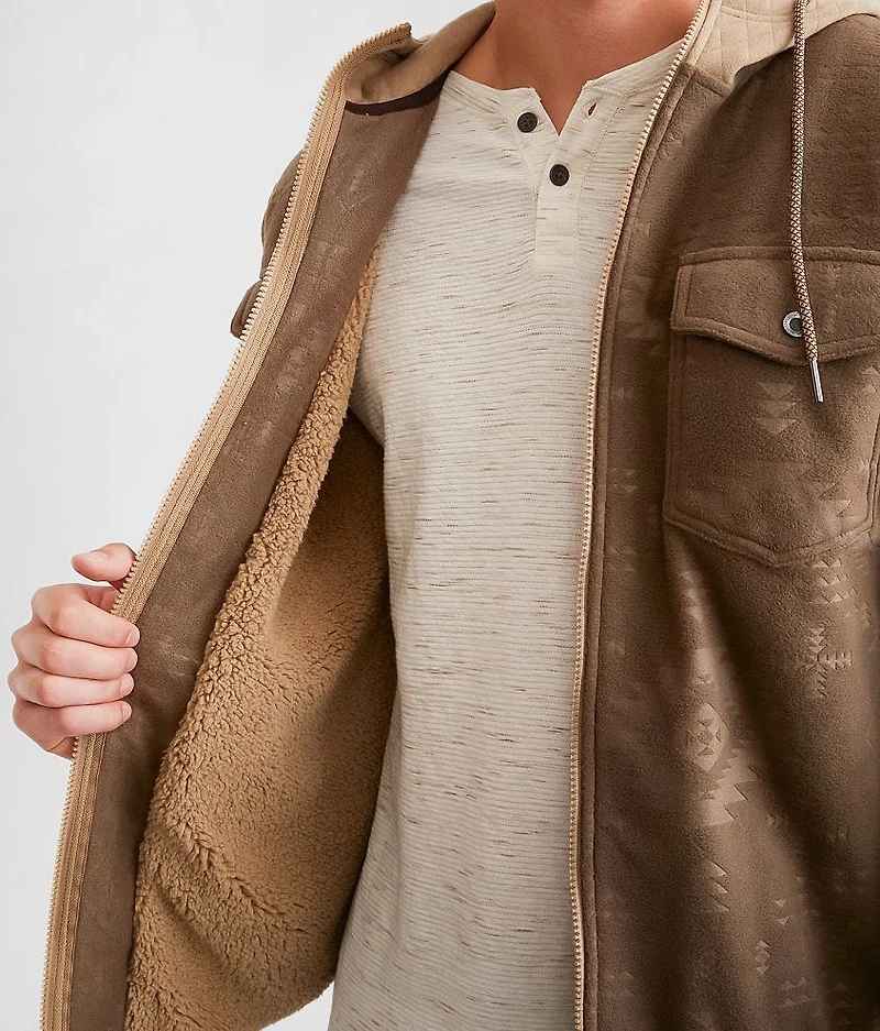 Southwestern Hooded Shacket