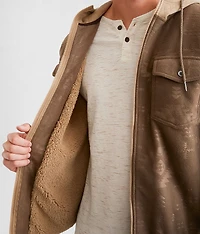 Southwestern Hooded Shacket