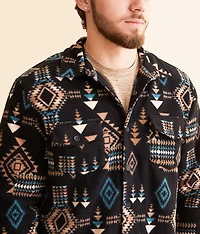 Southwestern Fleece Shacket