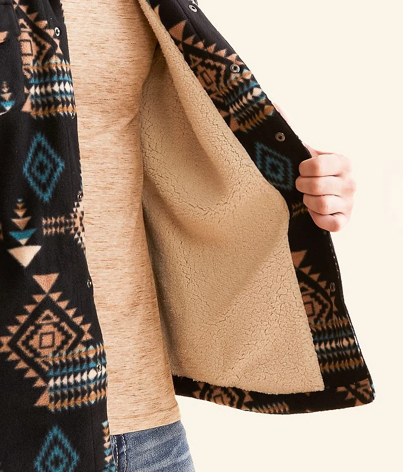 Southwestern Fleece Shacket