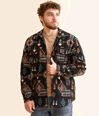 Southwestern Fleece Shacket