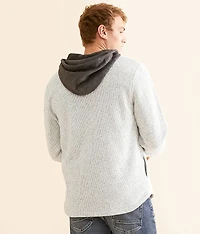 Knit Hooded Shacket