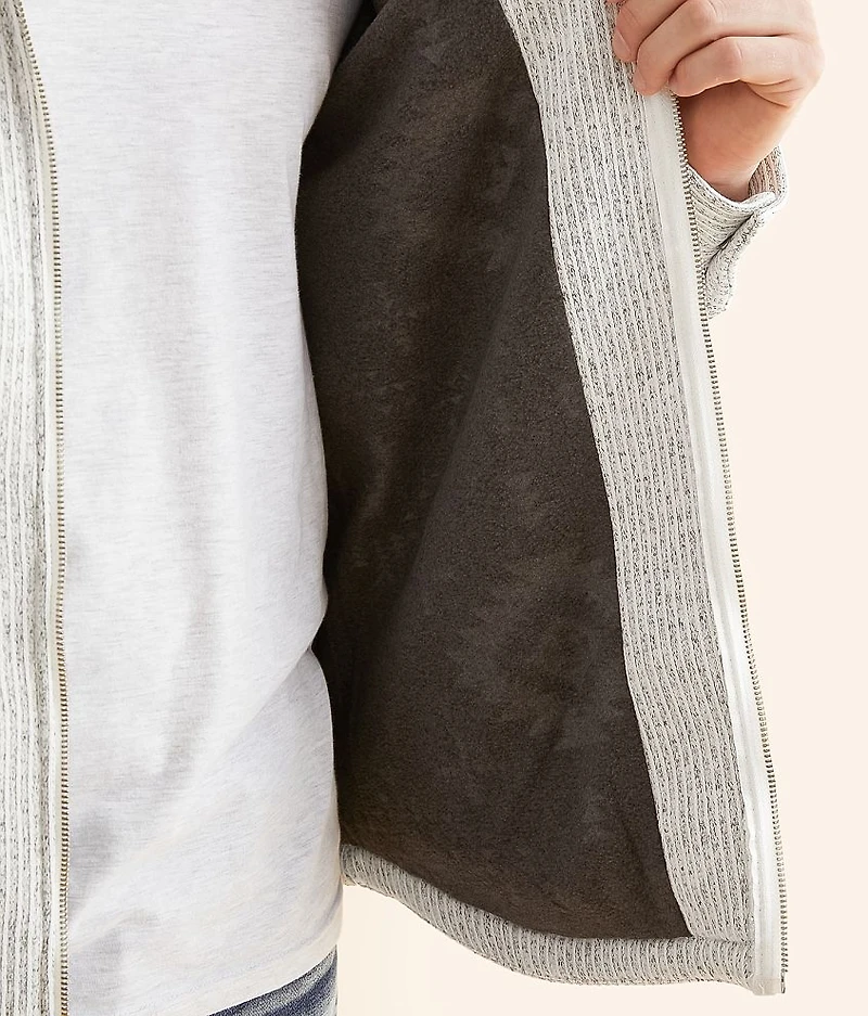 Knit Hooded Shacket
