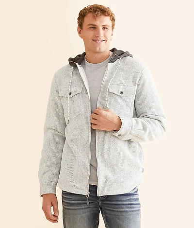 Knit Hooded Shacket