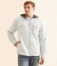 Knit Hooded Shacket