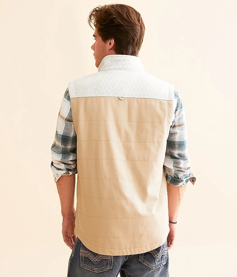 Blocked Canvas Vest
