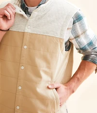 Blocked Canvas Vest