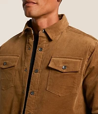 Tobacco Corduroy Shacket