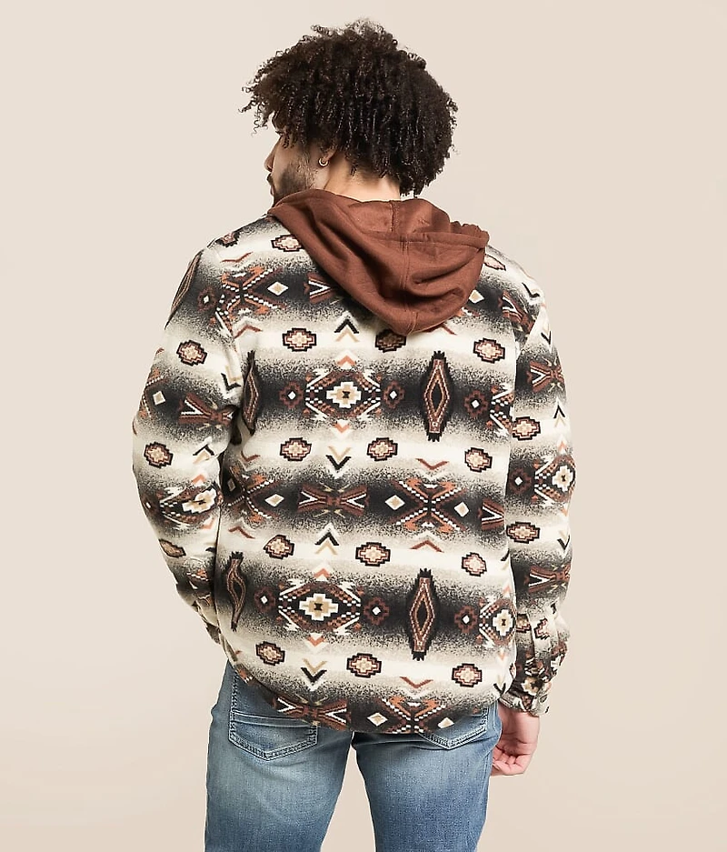 Southwestern Hooded Shacket