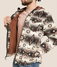 Southwestern Hooded Shacket