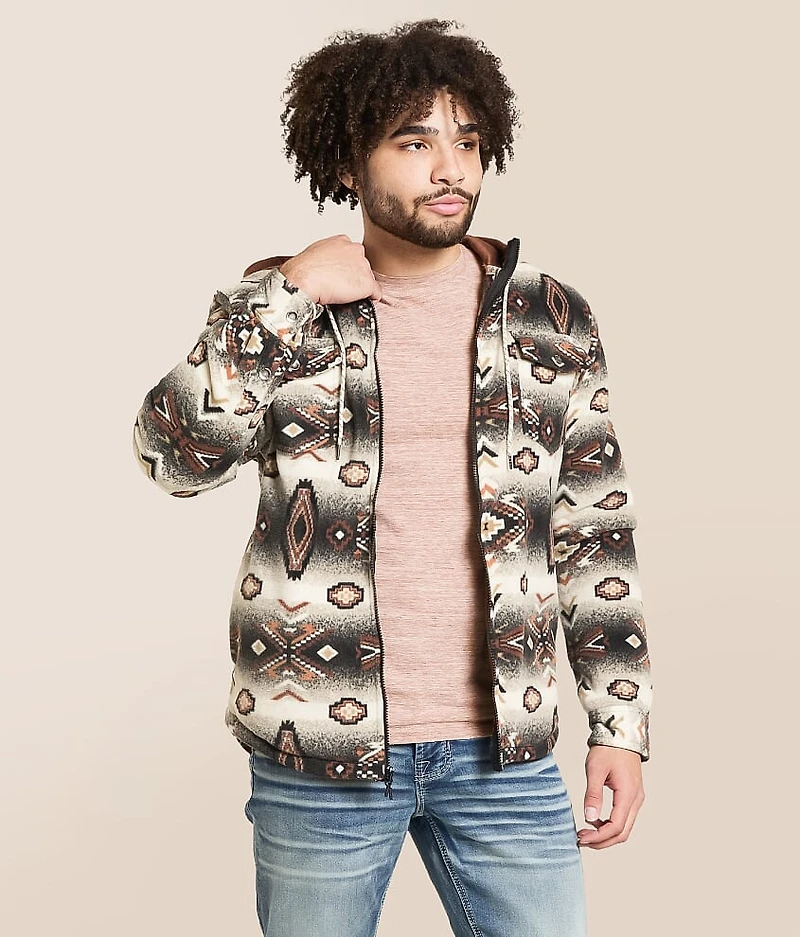 Southwestern Hooded Shacket