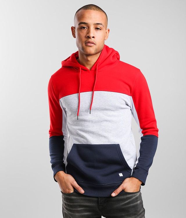 Departwest Color Block Hooded Sweatshirt