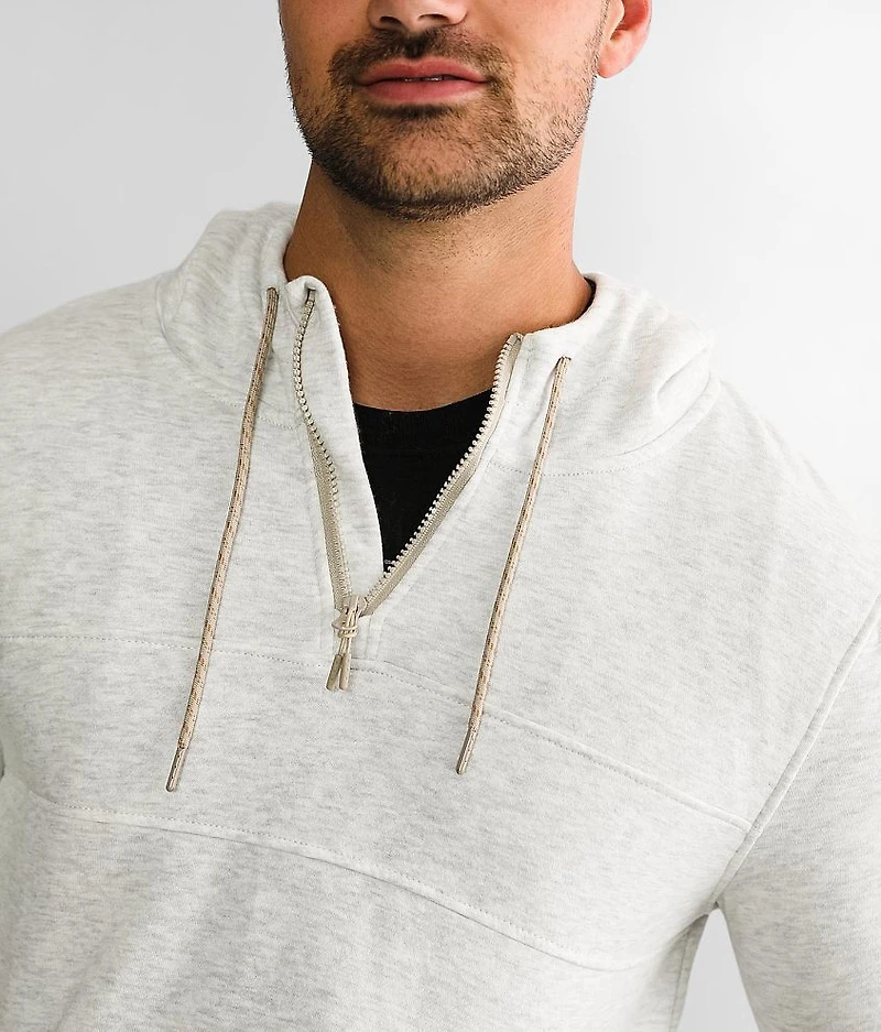 Quarter Zip Hooded Sweatshirt