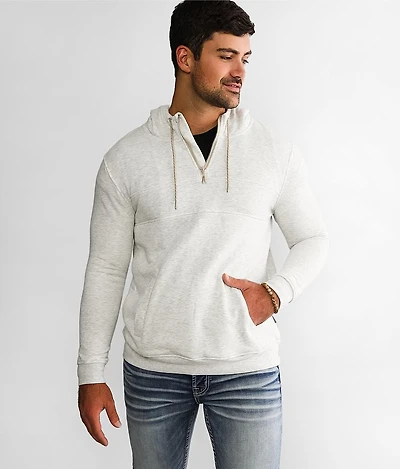 Quarter Zip Hooded Sweatshirt