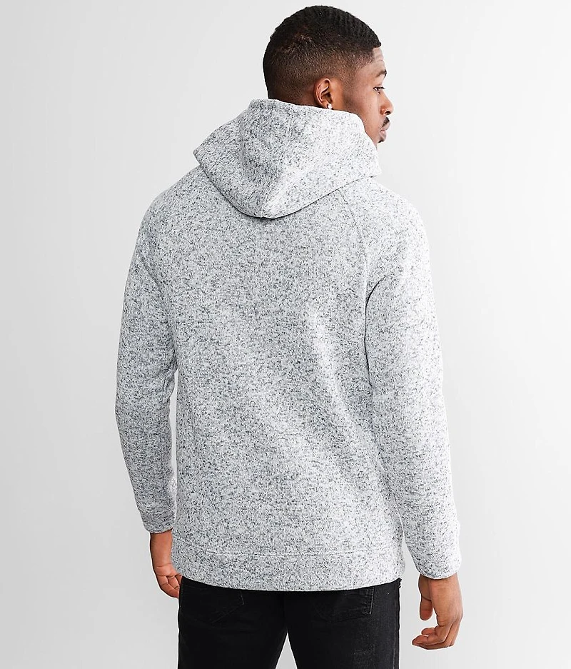 Staggered Hooded Sweatshirt