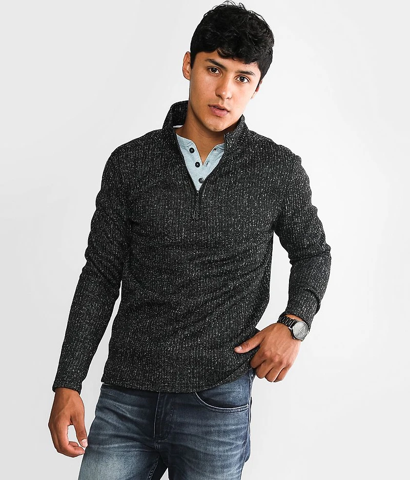 Ribbed Sweater Knit Pullover