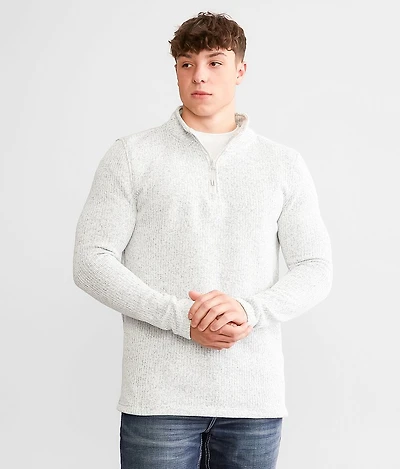 Ribbed Sweater Knit Pullover