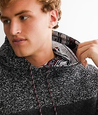Sweater Knit Hooded Sweatshirt