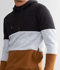 Color Block Hooded Sweatshirt