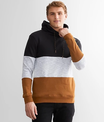 Color Block Hooded Sweatshirt