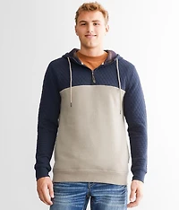 Quarter Zip Hooded Sweatshirt