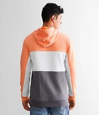 Color Block Hooded Sweatshirt