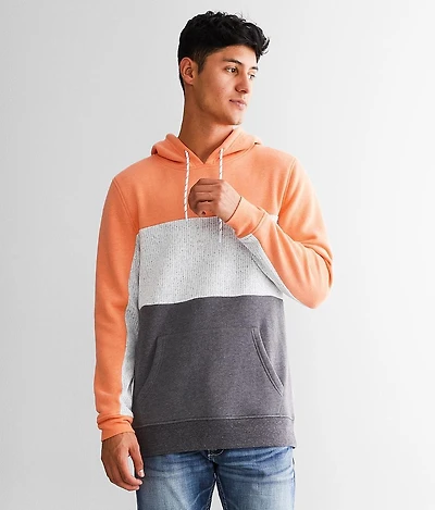 Color Block Hooded Sweatshirt