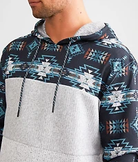 Southwest Tri Block Hooded Sweatshirt