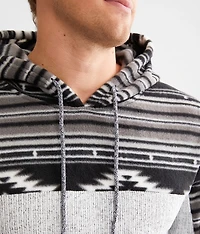 Polar Fleece Southwestern Hooded Sweatshirt