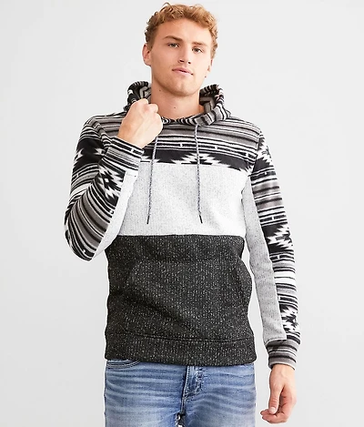 Polar Fleece Southwestern Hooded Sweatshirt