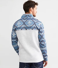 Color Block Quarter Zip Pullover