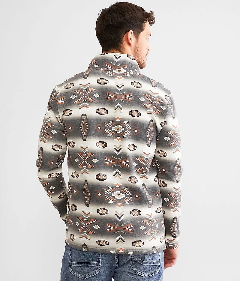 Southwestern Quarter Zip Pullover