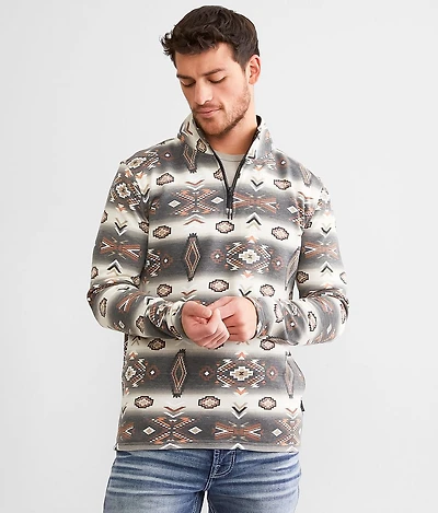 Southwestern Quarter Zip Pullover