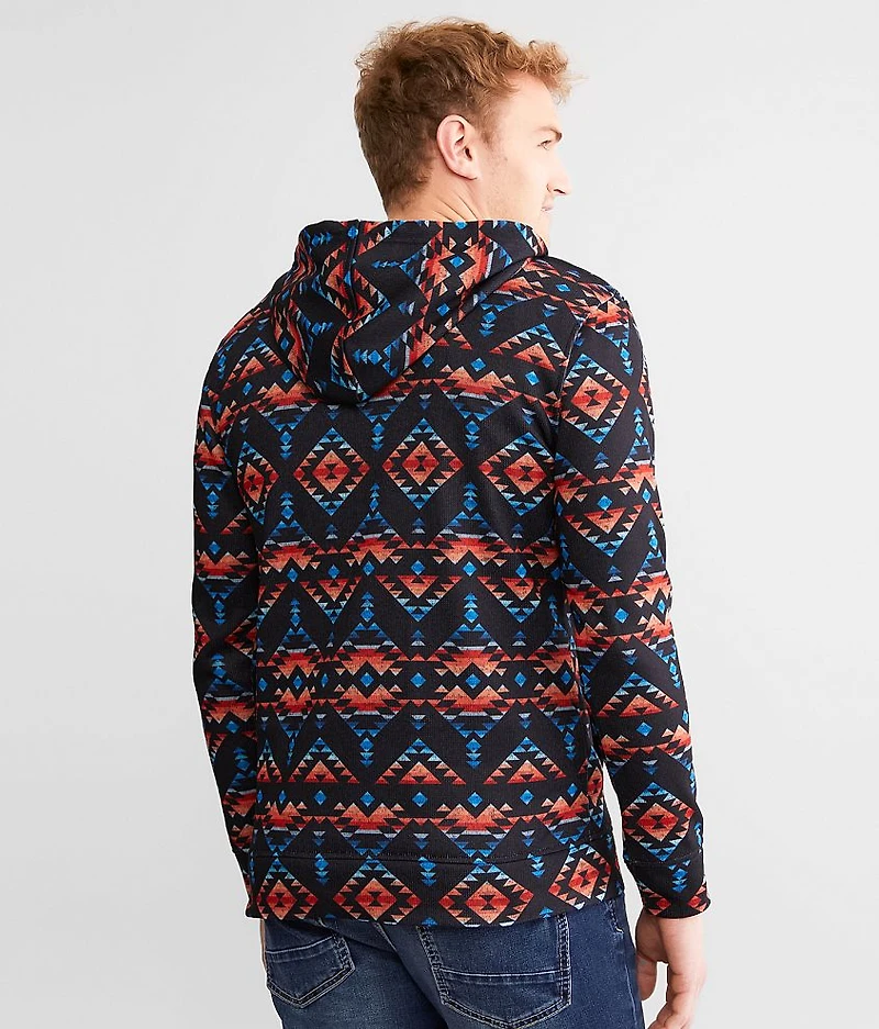 Quarter Zip Hooded Sweatshirt