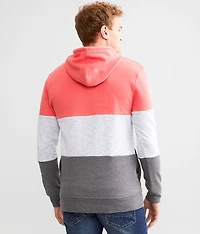 Color Block Hooded Sweatshirt